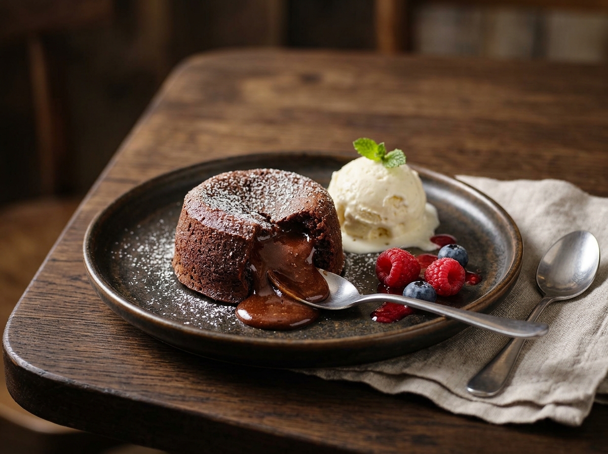 Vulcão de Chocolate (Chocolate Lava Cake)