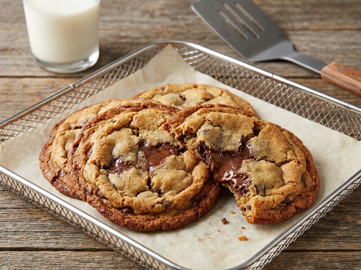 Cookies Gigantes de Air Fryer