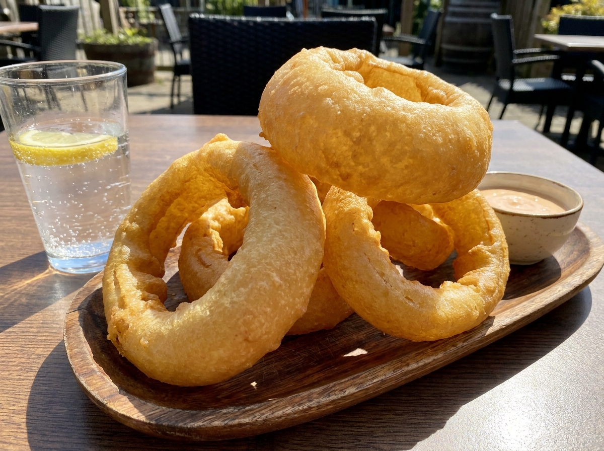 Onion Rings Gigantes com Massa Secreta