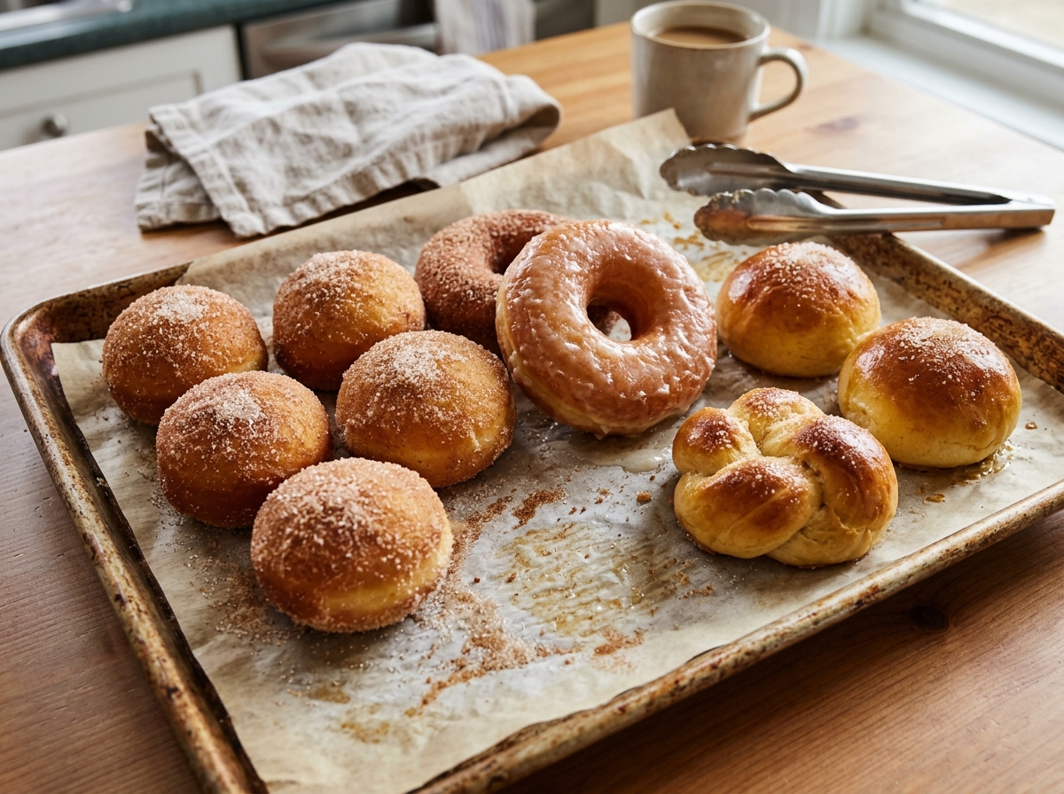 Donuts, Sonhos e Pães Doces Reaquecidos