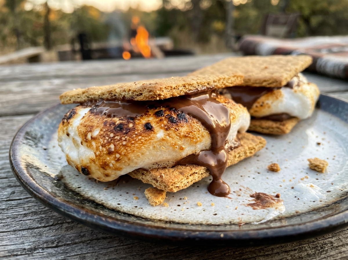 S'mores de Air Fryer (Fogueira em Miniatura)